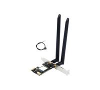 Scheda di Rete Wireless PCI-e WiFi 5 8265AC Adattatore Dual Band 2.4G/5GHz 1200Mbps 4.2 Desktop per Win7/8/10/11