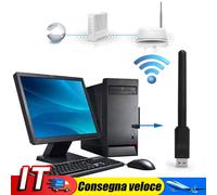 Scheda di rete wireless USB da 2,4 GHz mini adattatore WiFi da 5 pezzi 150 Mbps