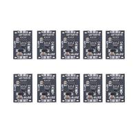 Scheda di ricarica batteria 4S NiMH, 10 moduli PCB per pacco batterie NiCd | Custodia nera design compatto installazione facile uscita stabile progetti fai da te celle ricaricabili saldatura scheda PCB