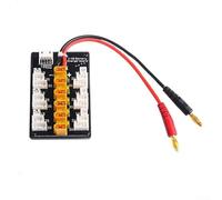 Scheda di ricarica parallela per batterie Lipo da 1S a 3S con connettore XT-30, supporta fino a 6 confezioni, compatibile con B6 B6AC Balance Charger Expansion High Current Copper Foil Design