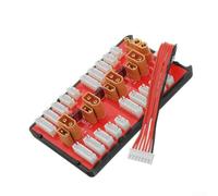 Scheda di ricarica parallela per LiPo per batteria 2S-6S con corrente massima 35A - Adattatore di espansione a 4 porte per pacchetti di elicotteri RC (2-6S)