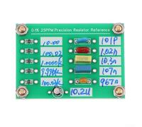 Scheda di riferimento per la calibrazione della tensione, tolleranza 0,1%, resistori chip 25 ppm, compatibile con ICS di riferimento AD584 e LM399, PCB in plastica blu (50 x 35 mm)
