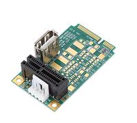 Scheda di Riser 'adattatore PCI-E Testare in Modo Efficiente la Scheda PCI-E, Forte compatibilità, Progettazione Aperta, Alimentazione Esterna Richiesta, Mini Riser per la compatibilità Multipla del