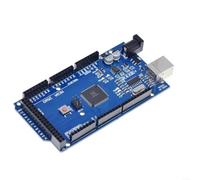 Scheda di sviluppo compatibile con MEGA2560 R3 con CH340G, versione migliorata con cavo USB, per progetti di programmazione e automazione, blu (A)