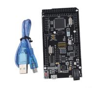 Scheda di sviluppo con ATmega2560 e ESP8266 WiFi, 32 MB di memoria, CH340G USB-TTL, interruttore DIP per collegamento flessibile, alloggiamento in metallo, per Arduino per progetti MEGA 2560 (scheda +