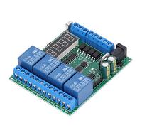 Scheda di sviluppo, display digitale a LED con relè di ritardo a 4 canali della scheda di sviluppo EVTSCAN DC 12V per SCM MCU