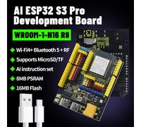 Scheda di Sviluppo Keyestudio ESP32 S3 Pro Basata sul Modulo ESP32-S3-WROOM N16R8 con USB Tipo C per Programmazione Arduino IDE