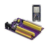 Scheda di sviluppo - Modulo WiFi a 38 pin, interfaccia breakout universale, layout PCB compatto, design di espansione multifunzionale | Per il creatore di progetti di controller di sensori di re