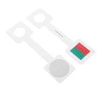 Scheda di Test Occhio Dominante 2 Pezzi in Plastico | Esame della Vista Standardizzato, Accessorio per Optometristi e Clinica, per Valutare L'occhio Dominante