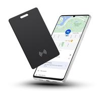 Scheda di tracciamento del portafoglio ricaricabile con Bluetooth per Android dalla versione 9, compatibile con Google Il mio dispositivo, ricarica wireless, IP68, impermeabile, senza ABO, per chiavi