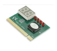 Scheda diagnostica della scheda madre con display a doppia cifra del codice postale, supporta slot PCI e ISA, allarme acustico per errori hardware, compatibile con sistemi da 286 a P4