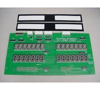 Scheda Display LED Arancione A 7 Cifre Per Flipper Time Machine DIS200 Data East