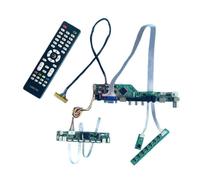 Scheda Driver Controller LCD Adatta LM185WH2 M185B3 Kit Schermo Monitor Da 18,5 Pollici Segnale TV Analogico LVDS 30 Pin 1366 * 768 VG HDMI+AV+USB Accessori(For M185B3-L03)