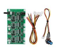 Scheda driver motore brushless a 4 canali con protezioni multilivello, driver controller velocità motore brushless PWM con protezione multilivello