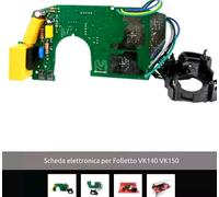 SCHEDA FOLLETTO VK 140 VK 150 ADATTABILE VORWERK PARI ALL ORIGINALE