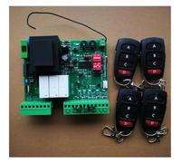 Scheda elettronica del circuito di controllo motore cancello for l'apricancello scorrevole 220v AC modello 433,92 Mhz Ampia applicabilità(4 remote)