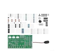 Scheda Elettronica DIY con LED Controllo Suono 9V(B) | Area pratica saldatura, componenti inclusi, misura 8x14.5cm, alimentazione 9V, per ideale studenti