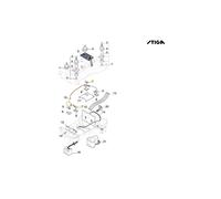 Scheda elettronica sollevamento robot modelli G300 ORIGINALE STIGA 122720216/1