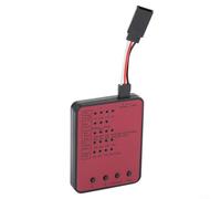 Scheda ESC programmabile per regolatori di velocità brushless con larghezza del punto centrale regolabile e configurazione della forza di inversione (rosso)