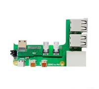 Scheda Espansione USB Ethernet per Raspberry Pi per zero Scheda(3B) | Compatibilità Pi per zero, per porte USB multiple, Ethernet stabile, per ideale per IoT