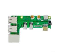 Scheda Espansione USB Ethernet per Raspberry Pi per zero Scheda(4B) | Compatibilità Pi per zero, per porte USB multiple, Ethernet stabile, per ideale per IoT