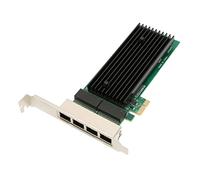 Scheda Ethernet PCIe, Scheda di Rete Ethernet Quad Port RJ45 ISCSI Espandibile per Server