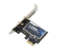 Scheda Ethernet PCIe, Scheda Gigabit Ethernet PCIe Express da 876 Mpbs, Scheda Ethernet PCIe Express Supporta 2.4G e 5G per Win 7 8 10