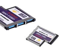 KALEA-INFORMATIQUE Express Card 54mm (EXPRESSCARD 54) per scheda controller USB 3.0 con 3 porte USB3.0 5G e chipset FL1100