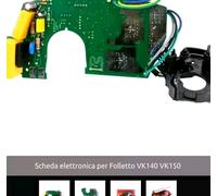 SCHEDA FOLLETTO VK 140 VK 150 ADATTABILE VORWERK PARI ALL ORIGINALE