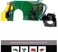 SCHEDA FOLLETTO VK 140 VK 150 ADATTABILE VORWERK PARI ALL ORIGINALE ASSISTENZA