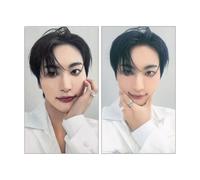 Scheda fotografica ATEEZ set 2 pezzi Ashes to Light ATINY ver. Ufficiale - Sc...
