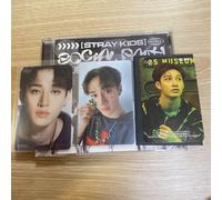 SCHEDA FOTOGRAFICA UFFICIALE STRAY KIDS SOCIAL PATH GALAXY + CD SET BANGCHAN