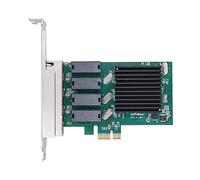 Scheda Gigabit PCIe a 4 porte Supporto 10/100/1000 Configurazione automatica Controllo del flusso Full Duplex (ieee 802.3x) Scheda Gigabit Pcie
