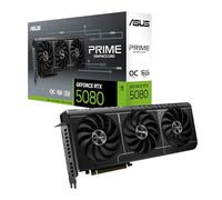Scheda grafica Asus Prime GeForce RTX™ 5080 OC Edition 16 GB GDDR7 (PCIe® 5.0, 16 GB GDDR7, HDMI®/DP 2.1, 2,5 slot, ventole Axial-tech, camera vapore, doppio BIOS)