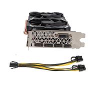 Scheda grafica da gioco 3.0 2,Scheda grafica da gioco RX 580 da 8GB GDDR5, Raffreddamento IceStorm 2.0, Controllo ventola attiva, Fermo ventilatore, Accessori per computer desktop a doppio ventilator