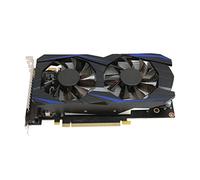 Scheda Grafica da Gioco, 6GB 192Bit GDDR5 Dual Fan Computer Graphics Card, Interfaccia Multimediale HD, Interfaccia DVI e VGA, Supporto per la Visualizzazione Stereo 3D