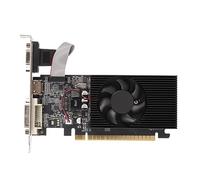 Scheda Grafica da Gioco, GT610 2 GB GDDR3 64 Bit 810 MHz 600 MHz DVI VGA HDMI PCI Express 2.0, Scheda Grafica per Computer con Ventola Singola