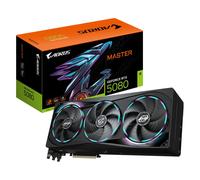Scheda grafica GIGABYTE AORUS GeForce RTX 5080 MASTER 16G - 16GB GDDR7, 256-bit, PCI-E 5.0, 2805MHz Core Clock, 3 x DisplayPort, 1 x HDMI, GV-N5080AORUS M-16GD - Nouvo