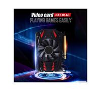 Scheda Grafica GT730 4GB DDR3 128 Bit 700MHZ 40Nm PCI-E 2.0 16X DVI+VGA Scheda Video Compatibile con