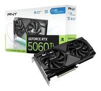 Scheda grafica PNY GeForce RTX 5060 Ti 16 GB GDDR7 Overclockata, Doppia Ventola, NVIDIA Reflex 2, DLSS 4, PCIe 5.0 - Nouvo