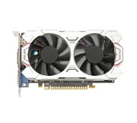 Scheda Grafica QTHREE 1050 Ti Scheda Video Desktop GDDR5 da 4 GB per Giochi per PC, DisplayPort, DVI D, PCI Express X16 3.0, DirectX 12, Supporto 8K con Doppie (GTX1050Ti 4