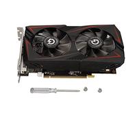 Scheda Grafica RX550 4G, Frequenza 1071/6000 MHz GDDR5 128 Bit Sistema di Raffreddamento a Doppia Ventola Scheda Grafica Desktop, Interfaccia HDMI DVI DP per Computer