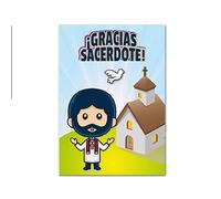 Scheda grazie Sacerdote 15 x 23 cm