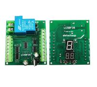 Scheda indicatore di livello 'acqua digitale DC 12V 8 con sensore di liquido, regolatore automatico di fornitura idrica, modulo relè 30A