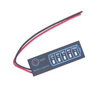Scheda indicatori percentuale batteria per gruppi batterie litio LiFePb acido con ampi intervalli tensione 5-30 V e display a LED Misuratore capacità Monitor Modulo visualizzazione