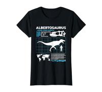 Scheda informativa Albertosaurus Maglietta con Stampa Grafica Economica