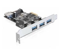 Scheda Interfaccia DeLock 89301 PCIe 4 Porte USB 3.0 VLI SATA Interno