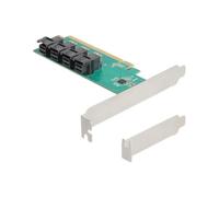 Scheda Interfaccia Delock 90777 PCIe x16 4 Porte SFF-8643 NVMe Low Profile