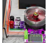 Scheda interruttore di controllo della carica per DL24EW carico elettronico, modulo di ricarica 150W 10A con protezione da sovraccarico, materiale semiconduttore, viola