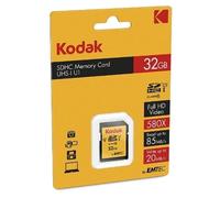 Scheda Kodak EKMSD32GHC10K 32GB SDHC UHS-I Classe 10 90MB/s